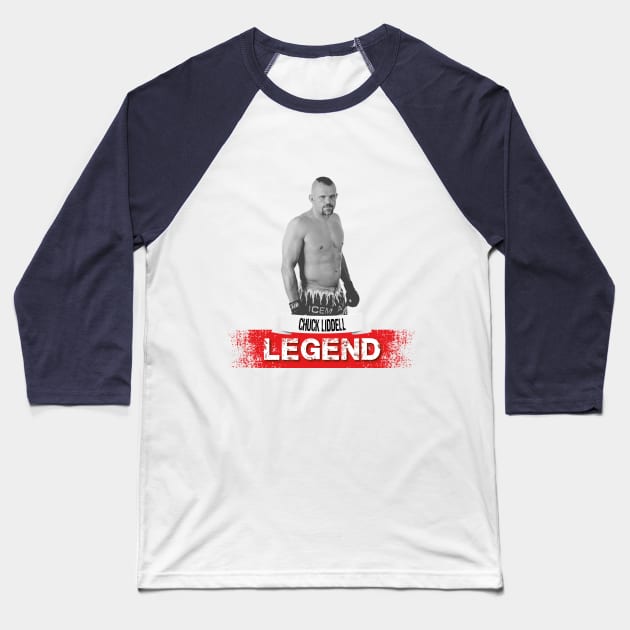 Chuck Liddell Baseball T-Shirt by FUNCT